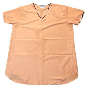 Gold Coast 2X Womens Sleep Shirt Night Dress Silky Feel Pajamas Short Sleeves